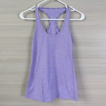 Lululemon Womens Purple Cool Racerback Heathered Pullover Yoga Tank Top 26&quot; Bust - £19.55 GBP