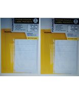Two FOLDMADE "Phone Pouch + Label Pockets" with Insert Cards (Yellow) - $14.24