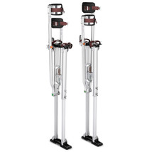 50&quot; - 64&quot; Aluminum Drywall Stilts Adjustable For Painting Painter Taping... - £287.52 GBP