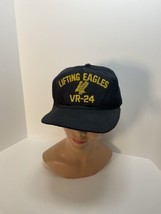 Vintage AJD Ball Cap Lifting Eagles VR-24 US Navy Personalize Inside - $18.95