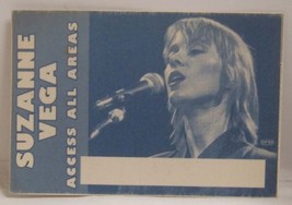 SUZANNE VEGA - VINTAGE ORIGINAL CONCERT TOUR CLOTH BACKSTAGE PASS - £7.82 GBP