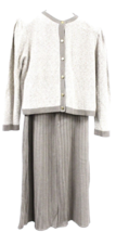 VTG Laura by Alyzia Boucle Knit Sweater Skirt Suit St John Style NWOT Sz... - $3,051.69 MXN