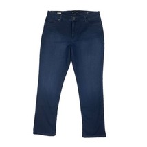 Bandolino Amy Womens Straight Leg Stretch Jeans Size 16 Roseland Navy Bl... - £11.66 GBP