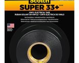 5x Scotch Super 33+ Electrical Tape, 3/4 in x 12-1/2 yd, Black, 1-Roll - $24.74