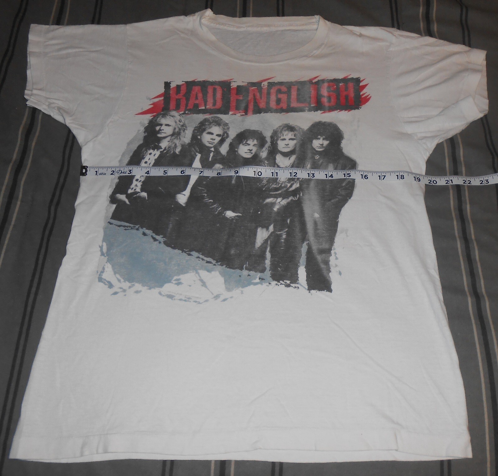 Vintage 1990's BAD ENGLISH  Concert  T-Shirt,  Short sleeve,  Approx. Sz. L Item image 2