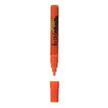 Texta Dry Wipe Liquid Chalk Markers - Orange - £13.74 GBP