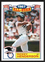 1988 Topps Glossy All Star Baseball Card #7 New York Yankees Rickey Henderson nr - £0.39 GBP