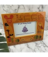 Disneyland 50th Anniversary Main Street USA Picture Frame Orange Shag Ar... - $89.03 CAD
