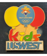 USWEST - kids - Balloons - Salt Lake 2002 Olympic Lapel/Hat Pin Badge - £19.46 GBP