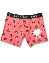 American Eagle Men&#39;s Chocolate 6&quot; Scratch Sniff Scented Boxer Brief, S 8885-7 - £16.44 GBP