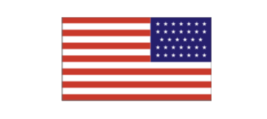 5&quot; us flag 34 star flag 1861 reversed sticker decal usa made - £21.57 GBP