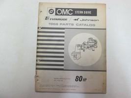 1968 Omc Johnson Evinrude 80 HP Parties Catalogue Manuel 4464 Usine OEM - £11.69 GBP
