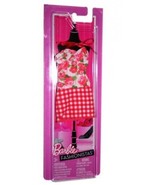 Barbie Fashionistas Clothing Fashion Plaid Skirt / Floral Tank by Mattel - £2.80 GBP