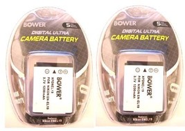 2X EN-EL19, Batteries for Nikon Coolpix S100, S3100, S3300, S4100, S4300, W150, - $20.69