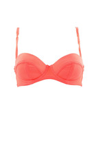 Agent Provocateur Womens Bikini Bra Elastic Neon Pink Size Uk 32B - £87.40 GBP