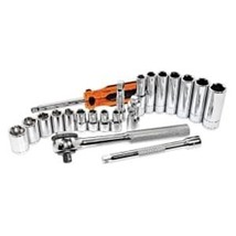 K Tool International Socket Set 21 pc 1/4 in. Drive SAE 6 pt. - $1,951.99 MXN