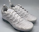 Authenticity Guarantee 
Nike Air VaporMax Plus White Platinum 2018 92445... - £133.68 GBP