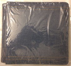 Creative Memories 7x7 Album Coverset - DENIM BLUE orange stitching - NIP... - £9.40 GBP