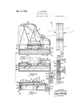 Baby Grand Piano Patent Print - White - £6.26 GBP+