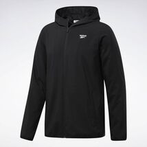 Reebok Jacket Vector Black Size 2XL Training Essentials Mens Woven Light... - €25,77 EUR