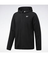 Reebok Jacket Vector Black Size 2XL Training Essentials Mens Woven Light... - €25,77 EUR