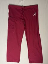 ON+QOR Alabama Crimson Tide Scrubs Pants ONLY Unisex Size Medium Red Emb... - $15.00