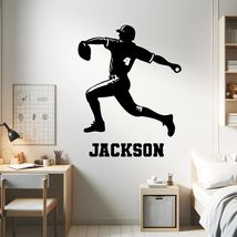 Personalized Baseball Wall Stickers - Personalized Baseball Decals for Boys Room - £17.49 GBP+