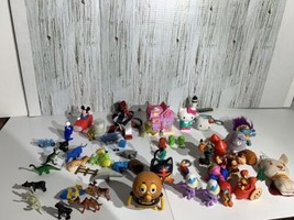 2 LBS lot of Toys McDonalds, Kinder Surprise , Disney,  Key chains Polly... - $9.69