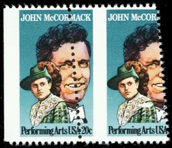 2090, MNH 20¢ Misperforated Freak Error Pair of Stamps - Stuart Katz - £19.67 GBP