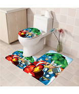 3Pcs/set Avenger Heroes 6 Bathroom Toilet Mat Set Anti Slip Bath Mat dec... - $617.91 MXN+