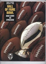 1992 Hall Of Fame Bowl Game Program Ohio State Syracuse - £65.59 GBP