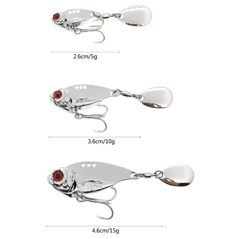 Sporting Spinner Fishing Lures Wobblers Sequin Spoon Crankbaits Artifical Easy S - £23.90 GBP