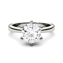 Certified1.5ct Round Cut Diamond Engagment Ring 14K White Gold Promise Ring Gift - £210.76 GBP