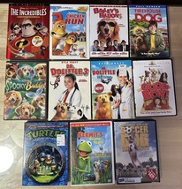 11 Childrens DVD Lot Kids Movies - Dr. Dolittle Chicken Run TMNT The Incredibles - £11.83 GBP