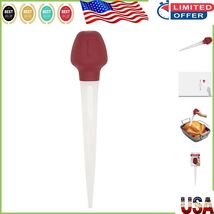 Compact 11.5-Inch Basting Tool - Red Nylon and Rubber for Culinary Success - $15.93 CAD
