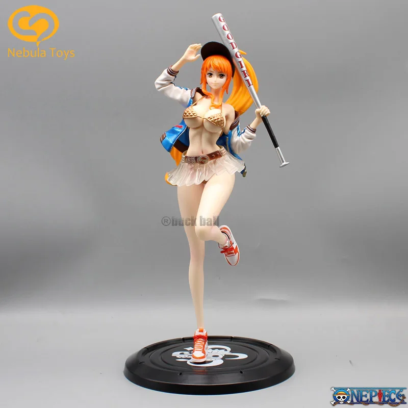 One Piece Nami Anime Figure Thief Cat Nami Figurine 34cm Pvc Statue Model Dolls - £31.59 GBP+