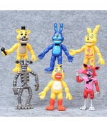 Five Nights At Freddy&#39;s PVC Action Figures 6 pc Set 4&quot; Birthday Cake Topper - $33.09 CAD