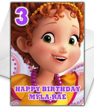 Fancy Nancy Clancy Personalised Birthday Card - Large A5 - Disney Fancy Nancy 4 - £3.06 GBP