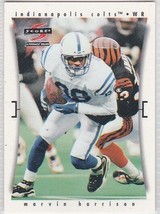 1997 Score Pinnacle Football Trading Card Marvin Harrison Indianapolis #100 - £1.56 GBP