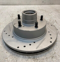 Brake Rotor Drilled &amp; Slotted Coated Front Hub 5519 | 200415 Min Thk 24.5mm - £63.86 GBP