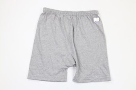 NOS Vintage Russell Athletic Mens XL Blank Gusseted Above Knee Dad Shorts Gray - £43.48 GBP