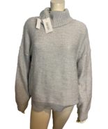 NWT Haven Well Within Light Blue Cowl Neck Long Sleeve Sweater Size XL - $66.88 CAD
