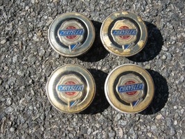 Genuine Chrysler Town and Country gold alloy wheel center caps hubcaps - £19.98 GBP