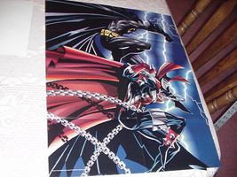 Batman Spawn Poster Frank Miller Todd McFarlane Art 25x20 Jamie Foxx Movie - £39.22 GBP
