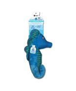 Spunky Pup Clean Earth Plush Seahorse Dog Toy, Large - $8.80