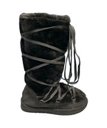 Worthington Winter Snow Boots Womens Size 6 Black Belfast Sherpa Fleece ... - £24.51 GBP