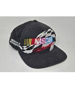 Vintage NASCAR Racing Black Hat Cap Snapback JebCo America&#39;s #1 Motorsport - $273.60 MXN