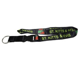 K&#39;s Novelties 32&quot; St. Kitts &amp; Nevis Country Flag Lanyard with Detachable... - $7.88