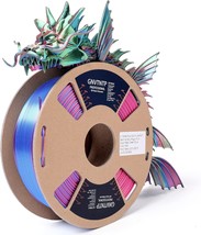 Tri-Color Coextrusion Pla Filament, Silk Red-Green-Blue Three-Color, 1Kg... - £29.69 GBP