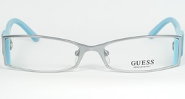 GUESS GU1462 Ss Argento Satinato/Blu Occhiali da Sole Montatura Occhiali Gu 1462 - £55.57 GBP